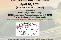 27th Scenic Tour Poker Run - Washington County Chapter